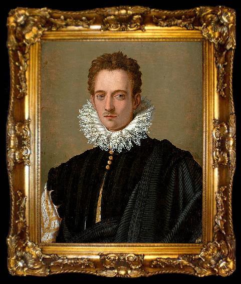 framed  ALLORI Alessandro Portrait of a Florentine Nobleman, ta009-2